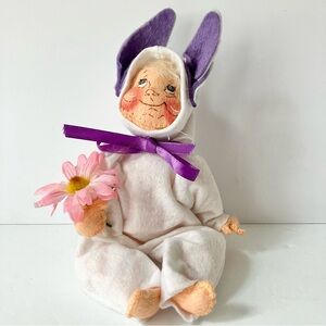 🎁5/$25 Vintage Annalee 88 Easter Bunny Doll